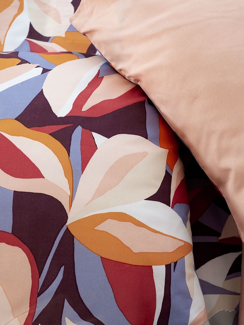 Bedrukte beddenset - tweepersoonsbed - BEIGE