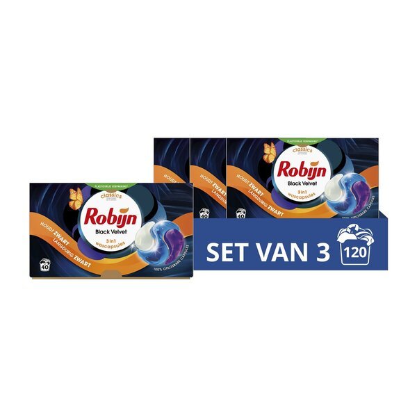 Robijn Čepovi deterdženta za rublje Black Velvet<br>120 komada