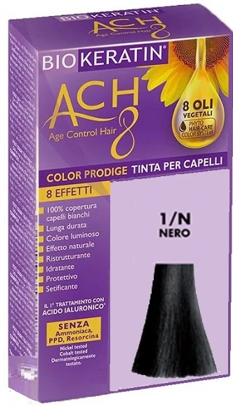 BIOKERATIN Biokeratin Ach8 1/N Teinture capillaire noire
