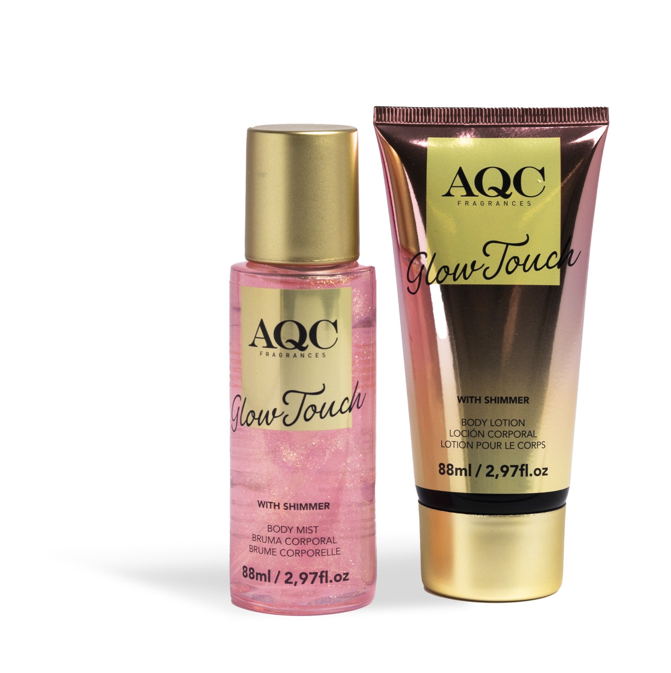Glow Touch Shimmer Duo Body Mist losjon za telo Meglica za telo