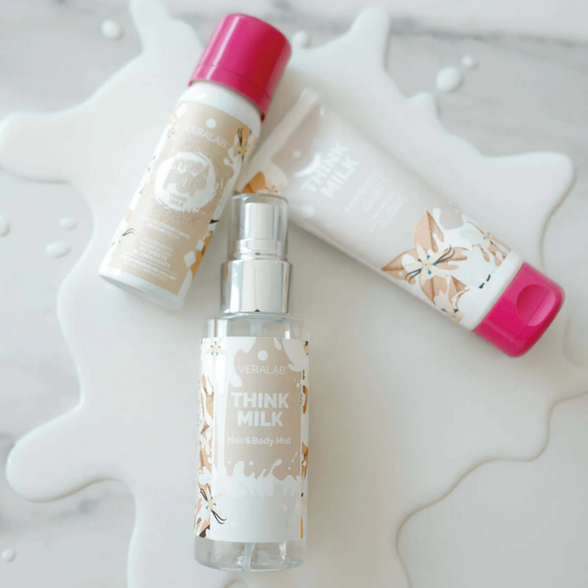 Kit Corpo Think Milk - Travel Ready Kit - Cofanetti Viso e Corpo
