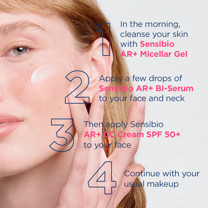 Bioderma Sensibio AR+ creme CC FPS 50+