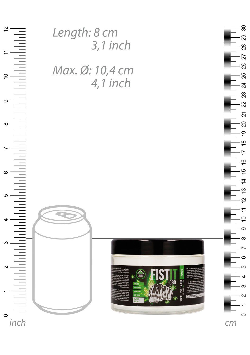 Lubricante Fist It con CBD