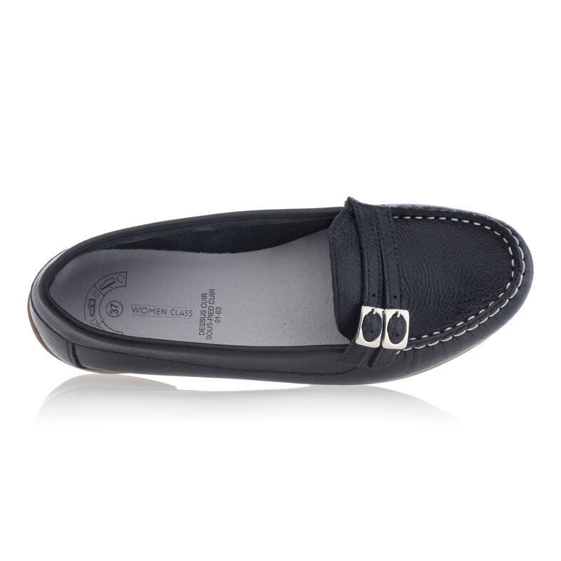 Naisten siniset loaferit/veneilykengät