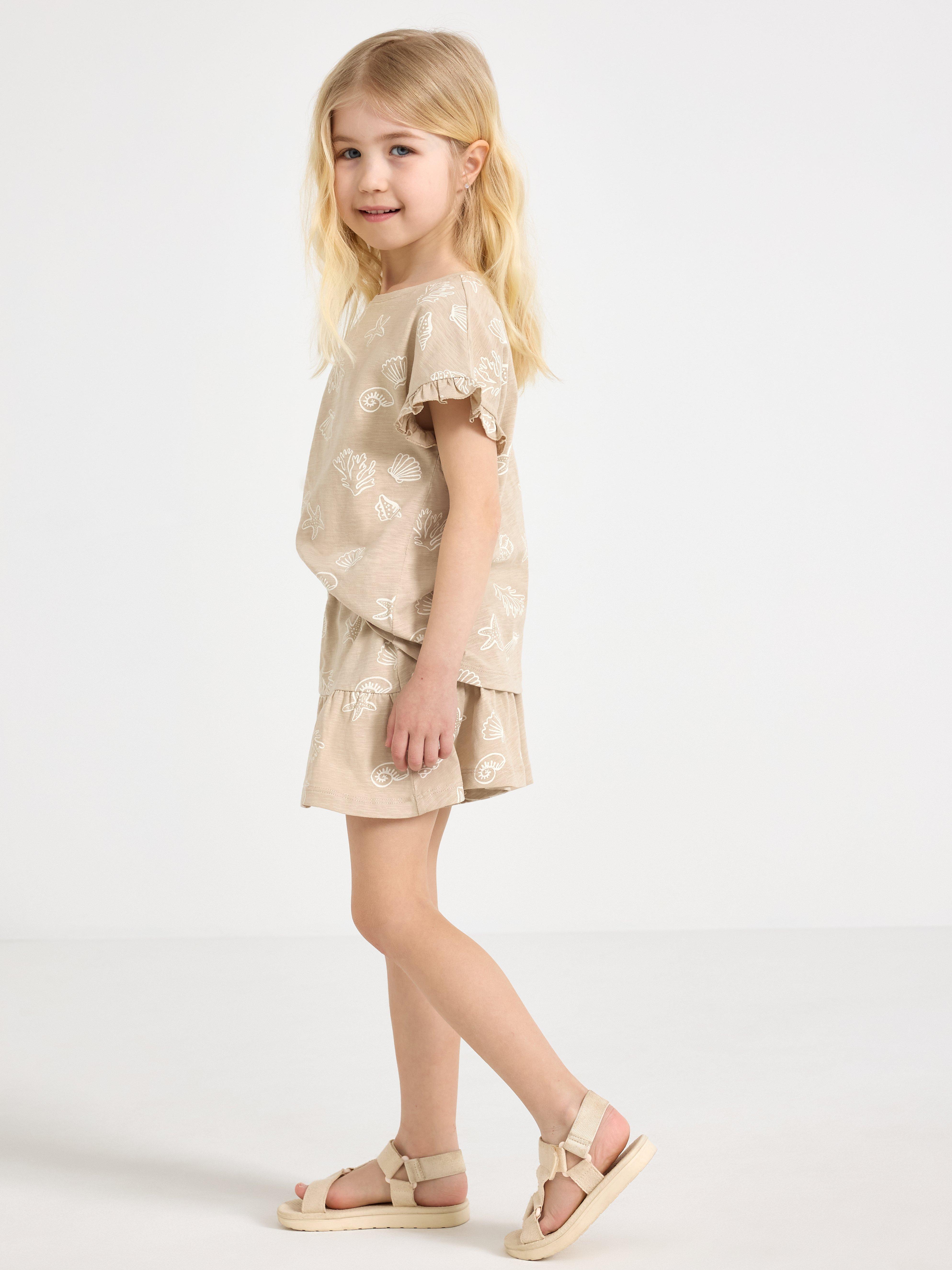 Bukser og slubjersey Beige