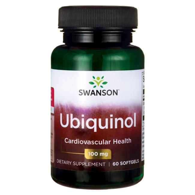Swanson Coenzyme Q10 Ubiquinol Kaneka (Ubichinol) 100 mg