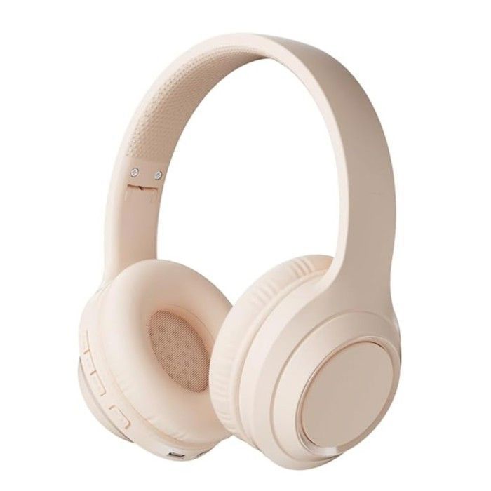 Wireless Headphones, Foldable Bluetooth Headphones with Deep Bass, Stereo Sound with Microphone (White)