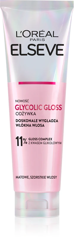 Bálsamo capilar L'Oréal Paris Elseve Glycolic Gloss para brilho e maciez dos cabelos