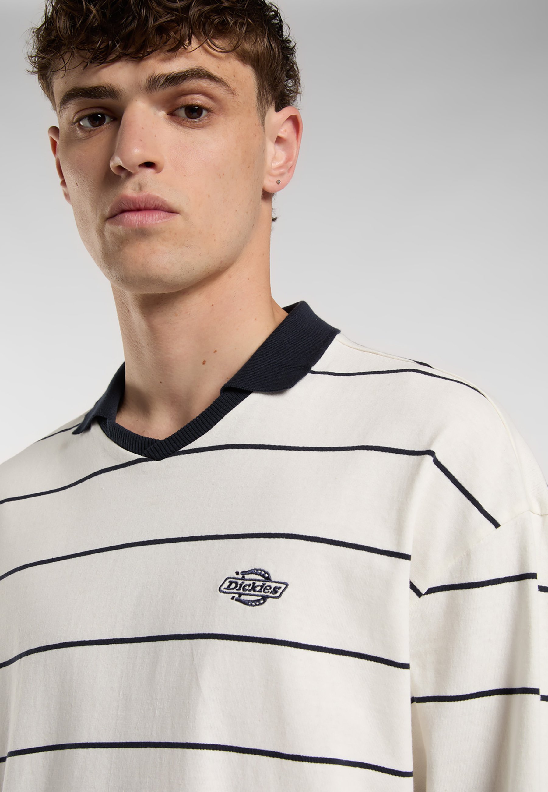 Dickies RUGBY - Shirt met lange mouwen - egret