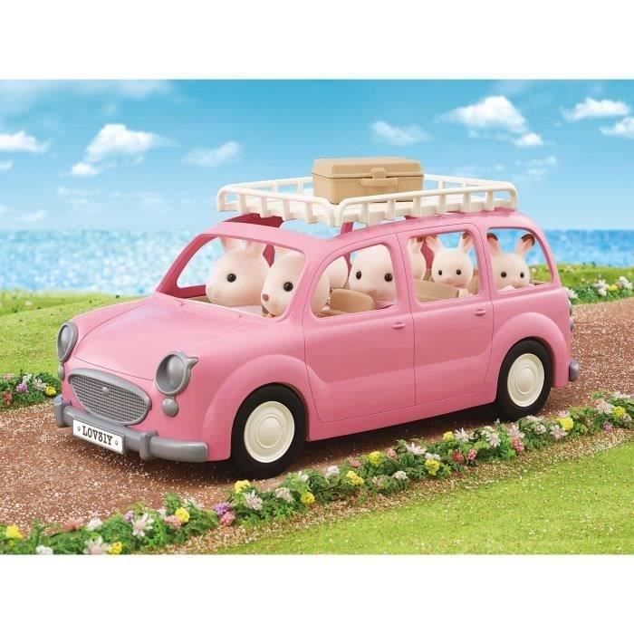 SYLVANIAN FAMILIES - Pink minivan for family picnics