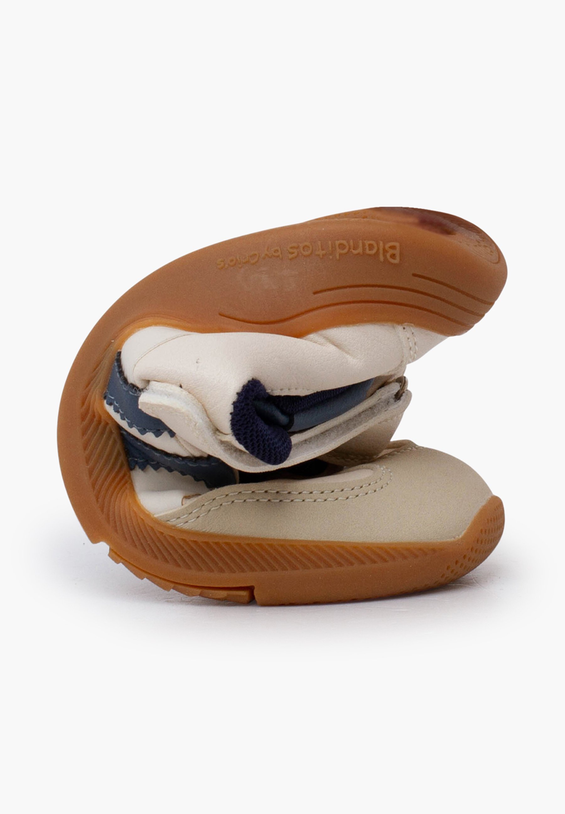 Pisamonas Scarpe per bambini - beige e azzurro