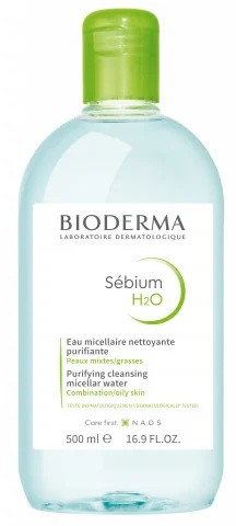 BIODERMA Bioderma Sébium H2O gel za čišćenje i skidanje šminke 500 ml