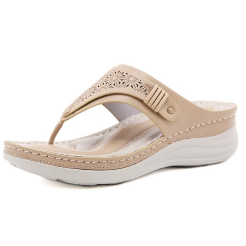 Ciabatte da bagno estive da donna con plateau, sandali con zeppa, ciabatte da spiaggia Calzado Mujer, ciabatte da donna alla moda casual con intagli