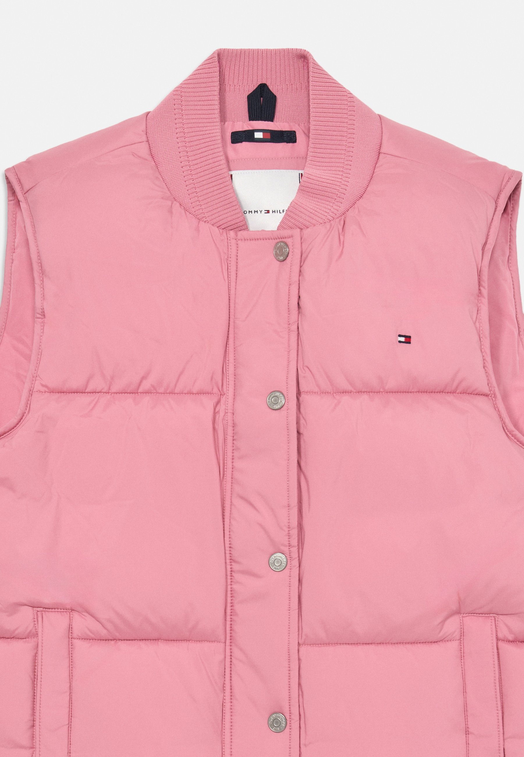 Tommy Hilfiger merkpuffervest - Gilet - mystiek roze