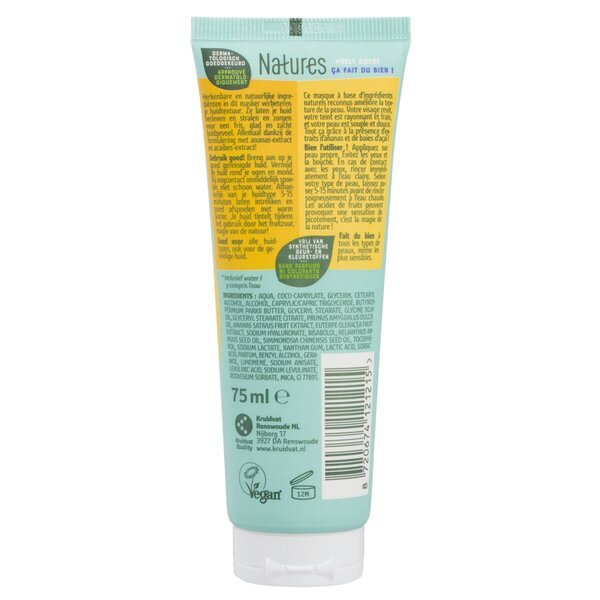 Kruidvat Natures Reviving Glow maska za lice 75 ml