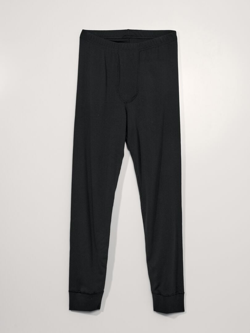 Calça legging térmica longa 'Damart' nível 3 - Preta