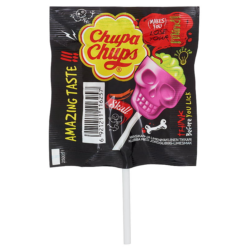 Chupa chups 3D 20 g kranium kærlighed
