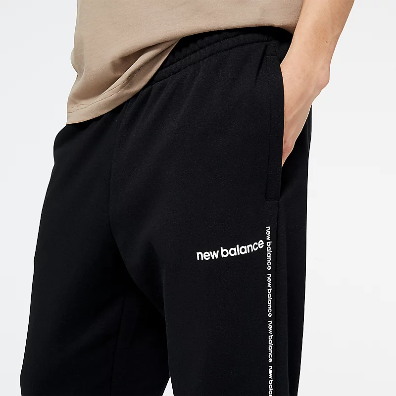 Homme NB Essentials Saisonale Fleece-Jogginghose - SCHWARZ