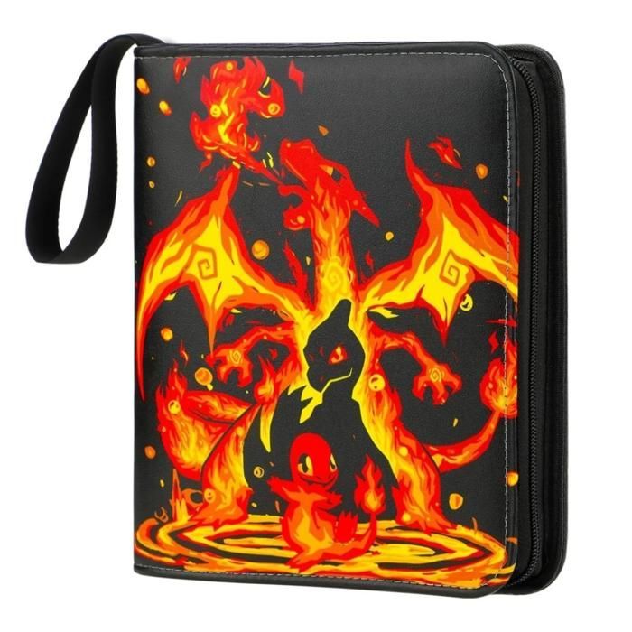 Card Collection Organizer - 400 Card Album - GAVI STORE - Compatible with Pokémon, Magic, Yu-Gi-Oh! - 50 Card Sleeves