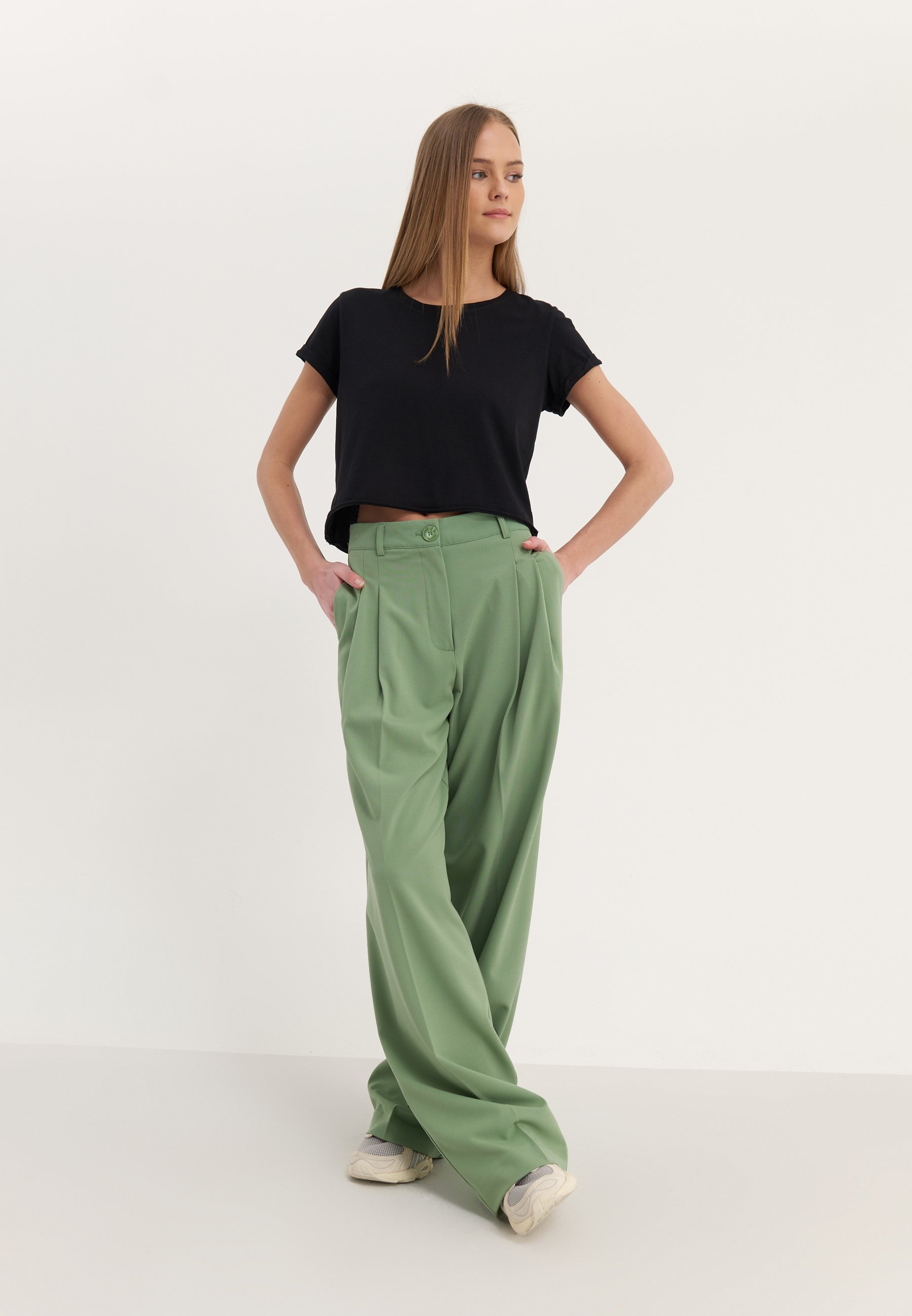 Even&Odd Broek - lichtgroen