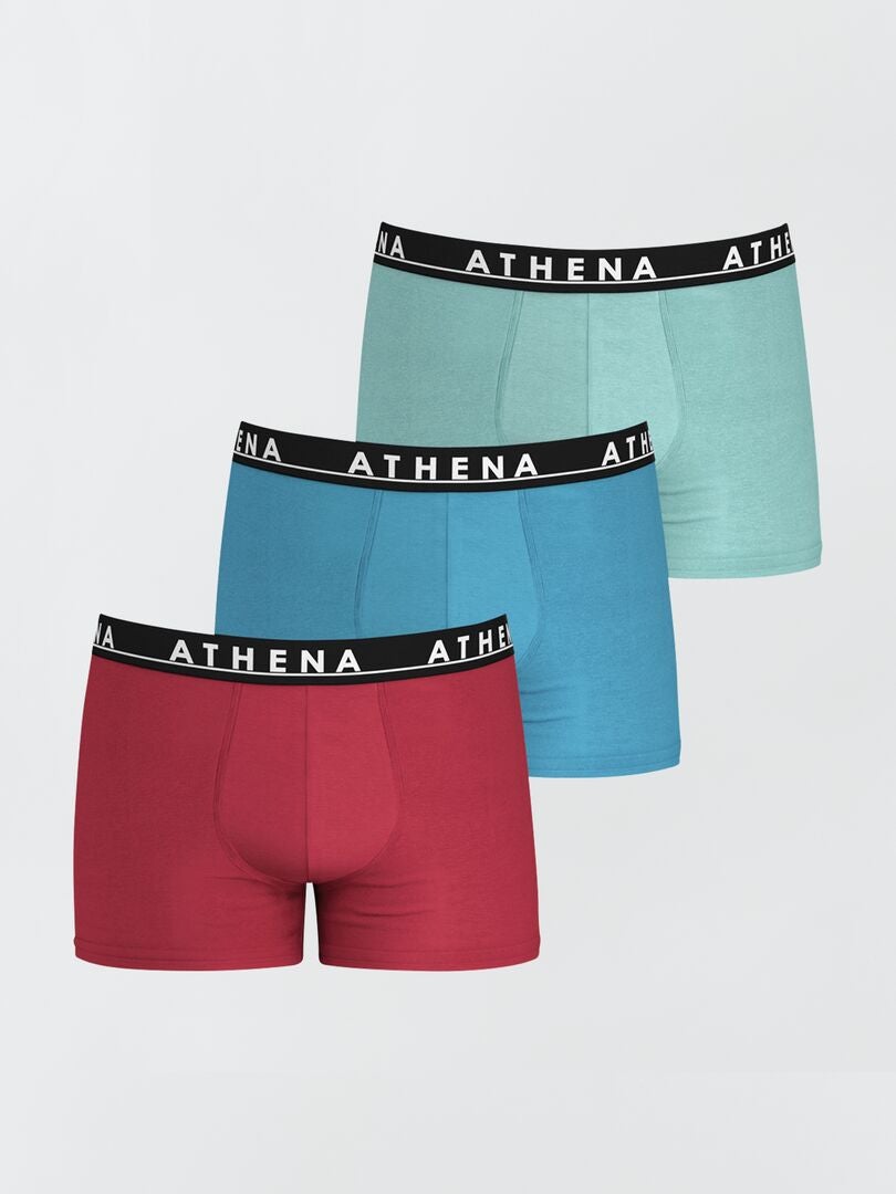 Conjunto de 3 cuecas boxer - VERMELHAS