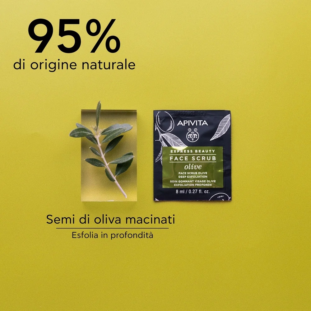 APIVITA Apivita Express Olive 2 x 8 ml exfoliërende gezichtsscrub