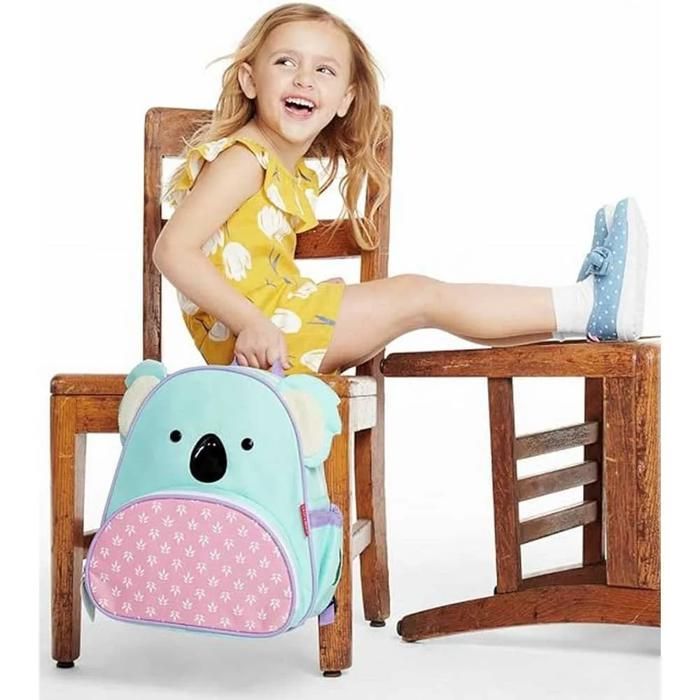 Sac à dos enfant - SKIP HOP - Zoo - Motif Abeille - Bretelles rembourrées - Poche filet ajustable