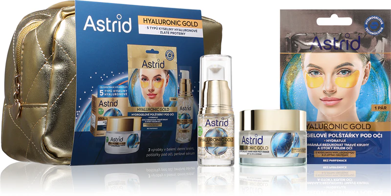 Astrid Hyaluronic Gold Cadeauset voor een perfecte huid