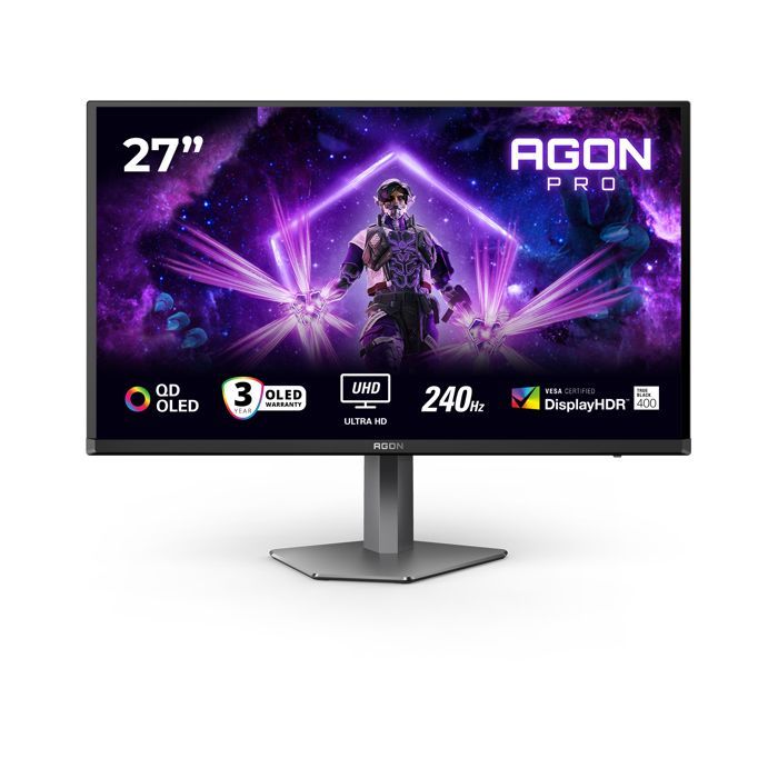 Moniteur QD-OLED - AOC - AG276UZD - 27 pouces - 3840 x 2160 - 240 Hz