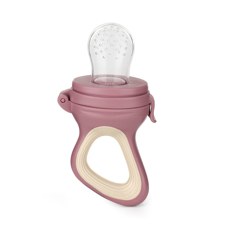 Alimentador de silicone Petite&Mars para bebês a partir de 6 meses.