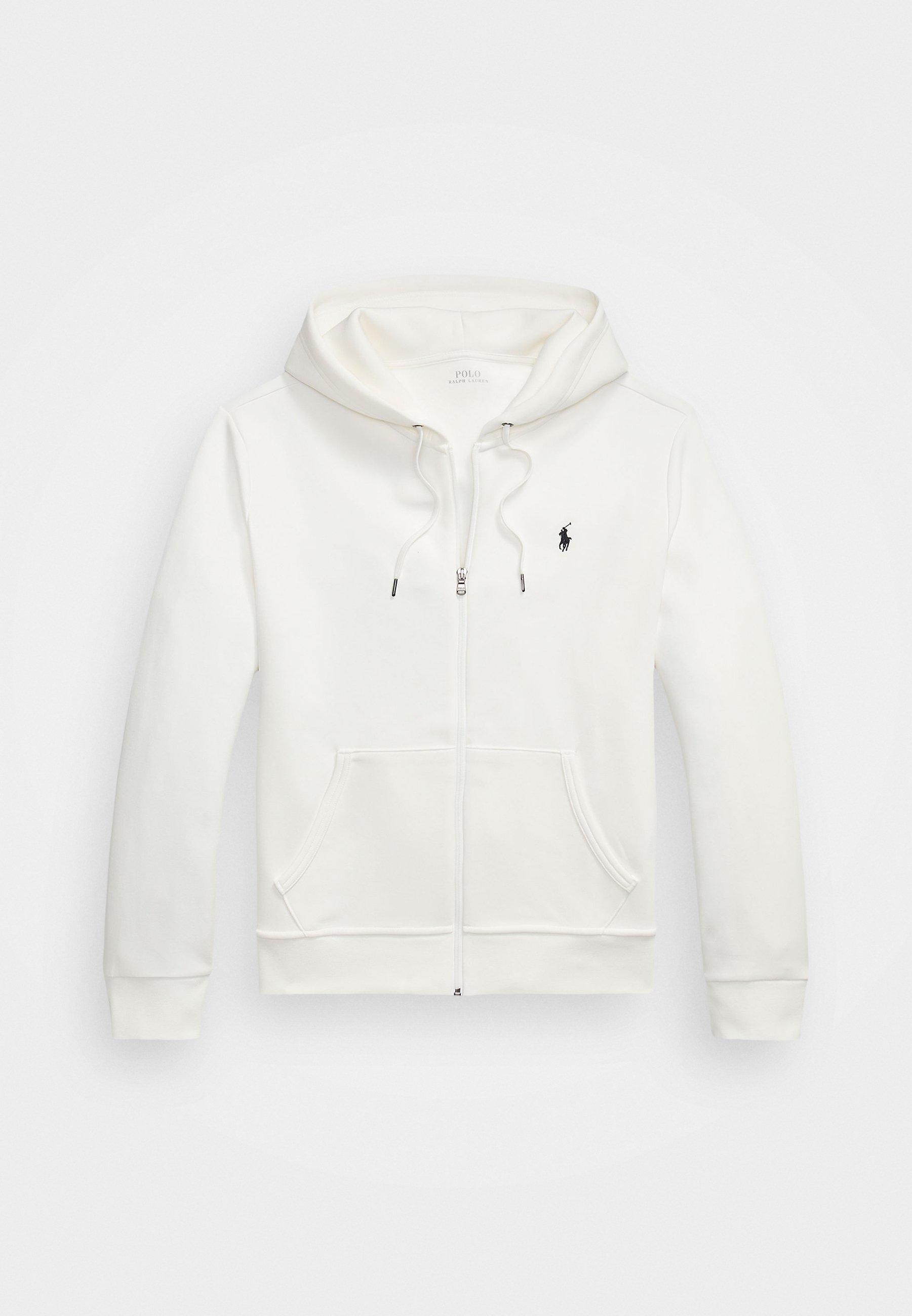 Polo Ralph Lauren FULL ZIP HOODIE - Bluza z zamkiem błyskawicznym - biała