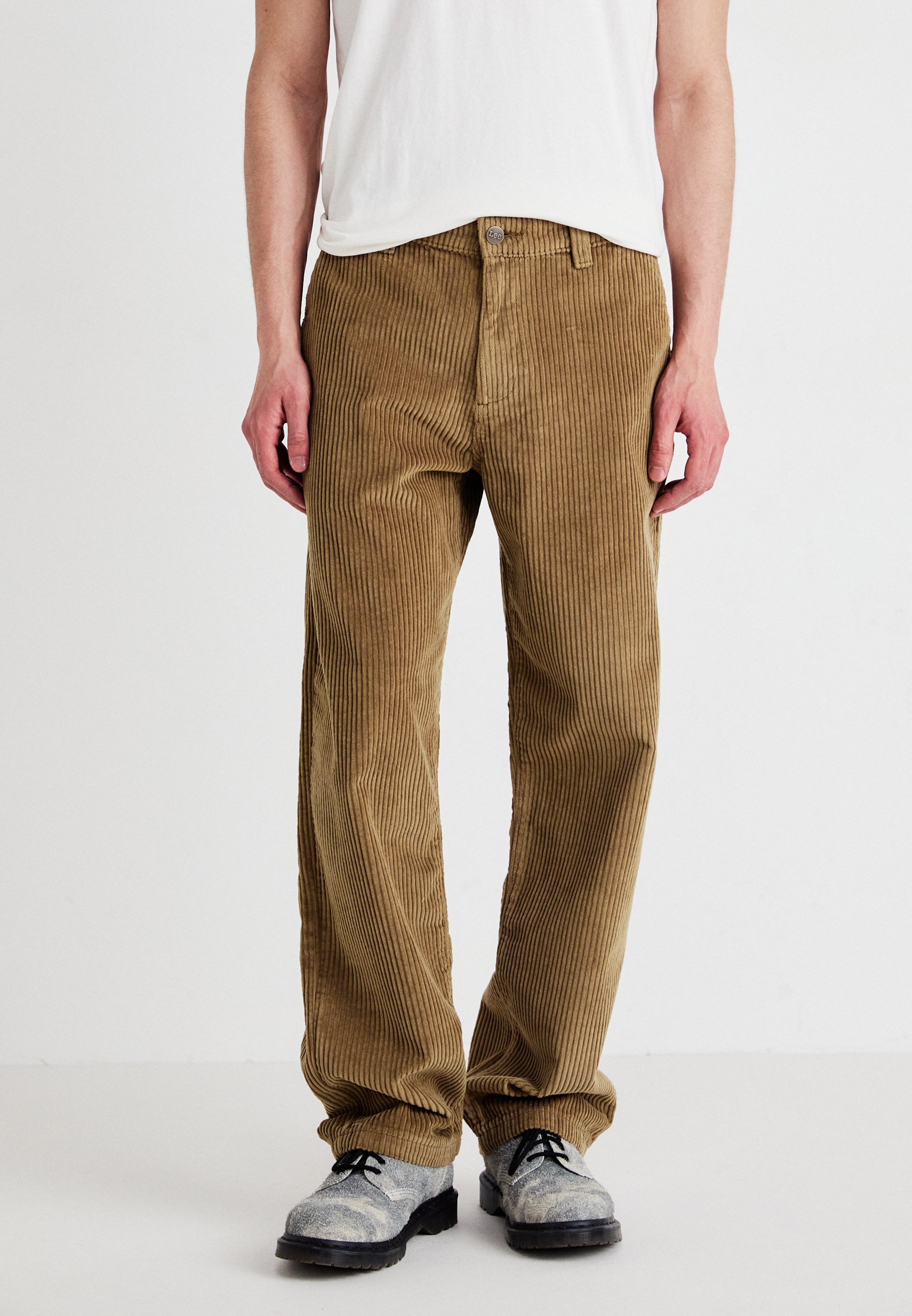 Lee LOOSE WORKWEAR - Pantaloni - kaki închis
