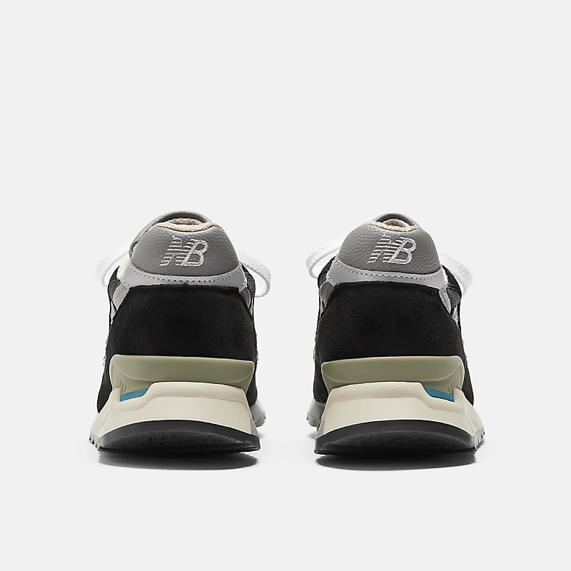 Unisex, gemaakt in de VS 998 - Zwart met zilver