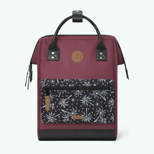 Cabaia Kassala Adventurer Mittelgroßer Rucksack, Burgunderrot