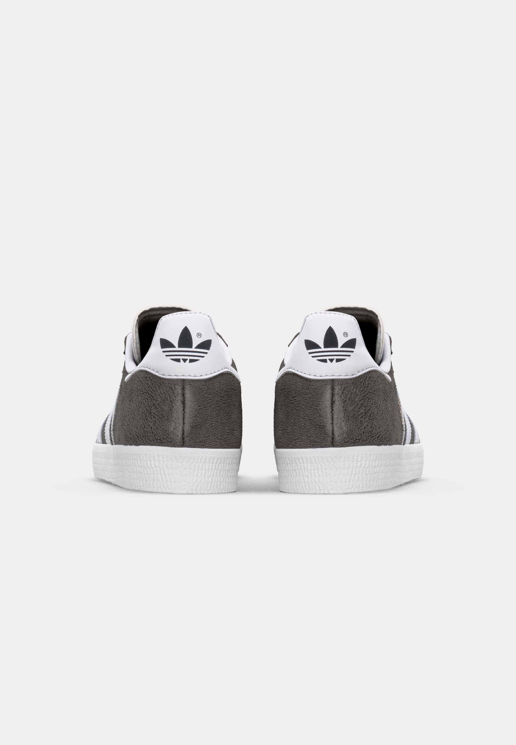 adidas Originals GAZELLE UNISEX - Sneakers - dgh effen grijs/wit/goudkleurig metallic