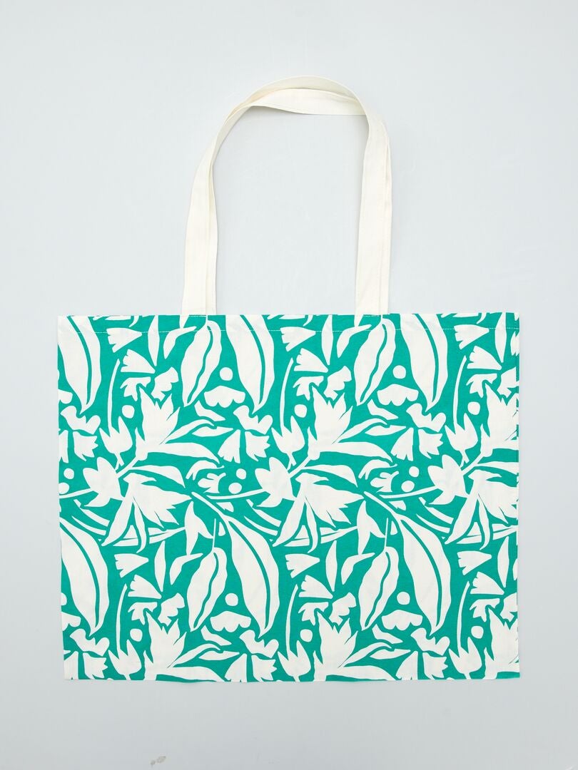 Bolsa de tecido tote - BEGE