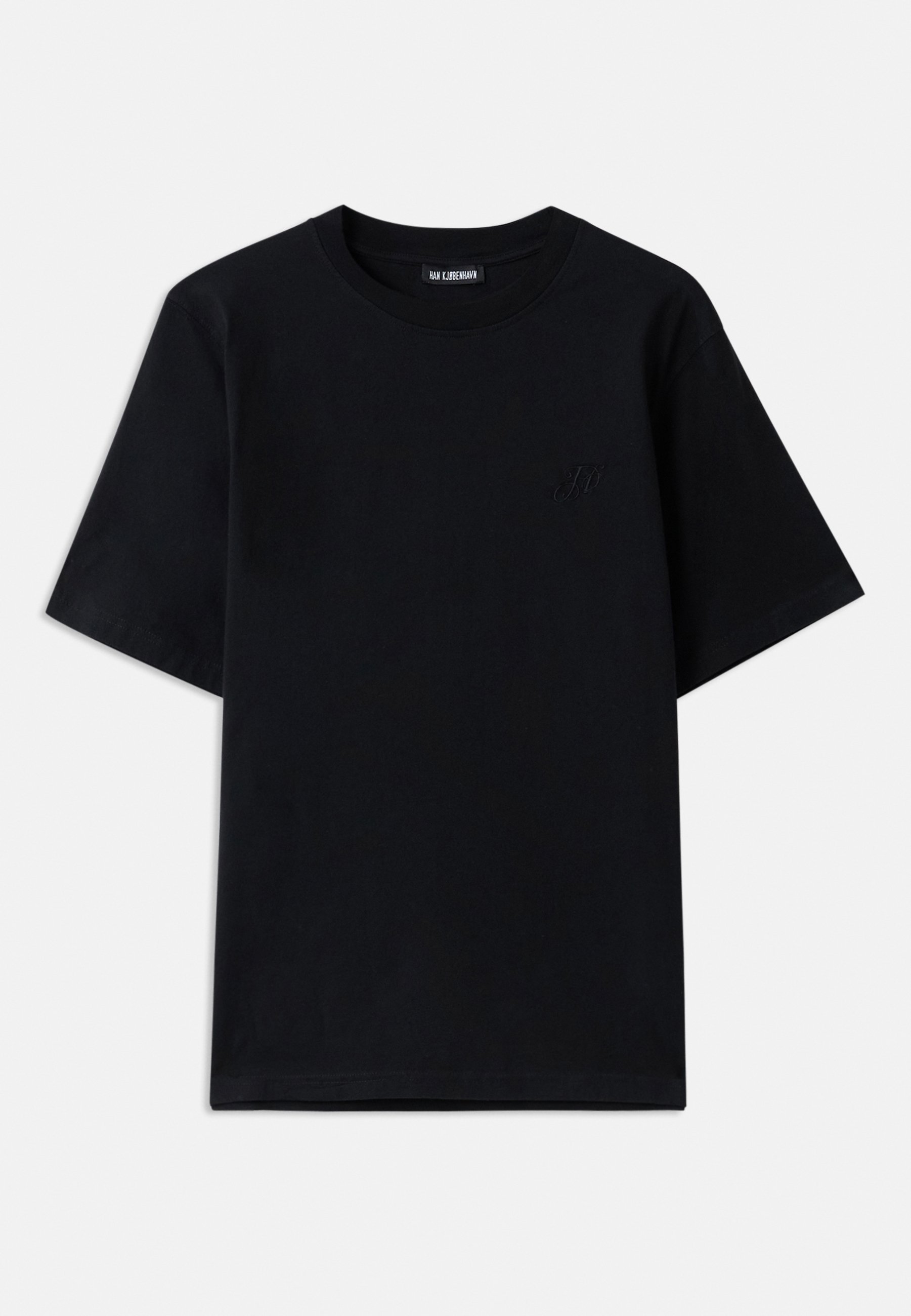 Han Kjøbenhavn MONOGRAM TEE - T-shirt basic - nera