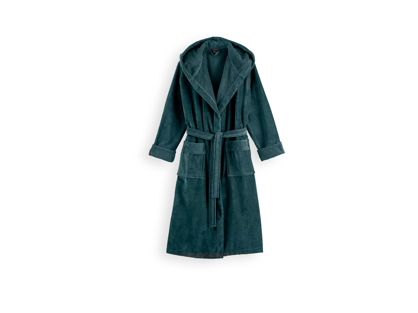 Super Smooth Cotton Bathrobe Women Petrol M