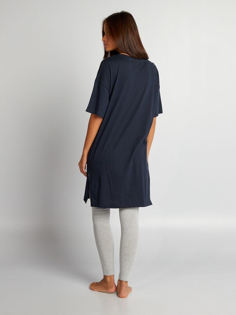 Camisón y leggings Stitch - AZUL