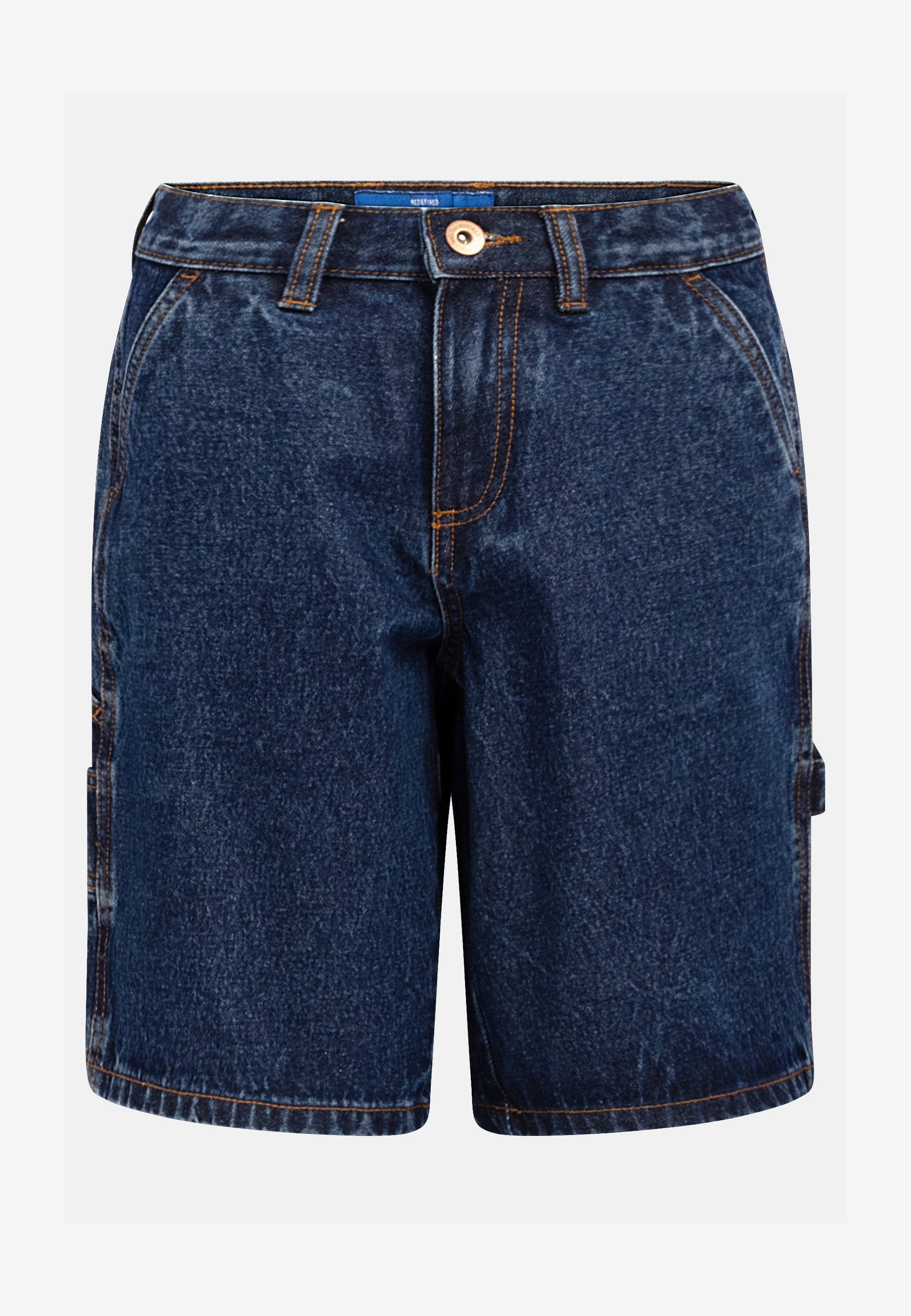 Redefined Rebel TEKAYDEN - Denim shorts - donkerblauw