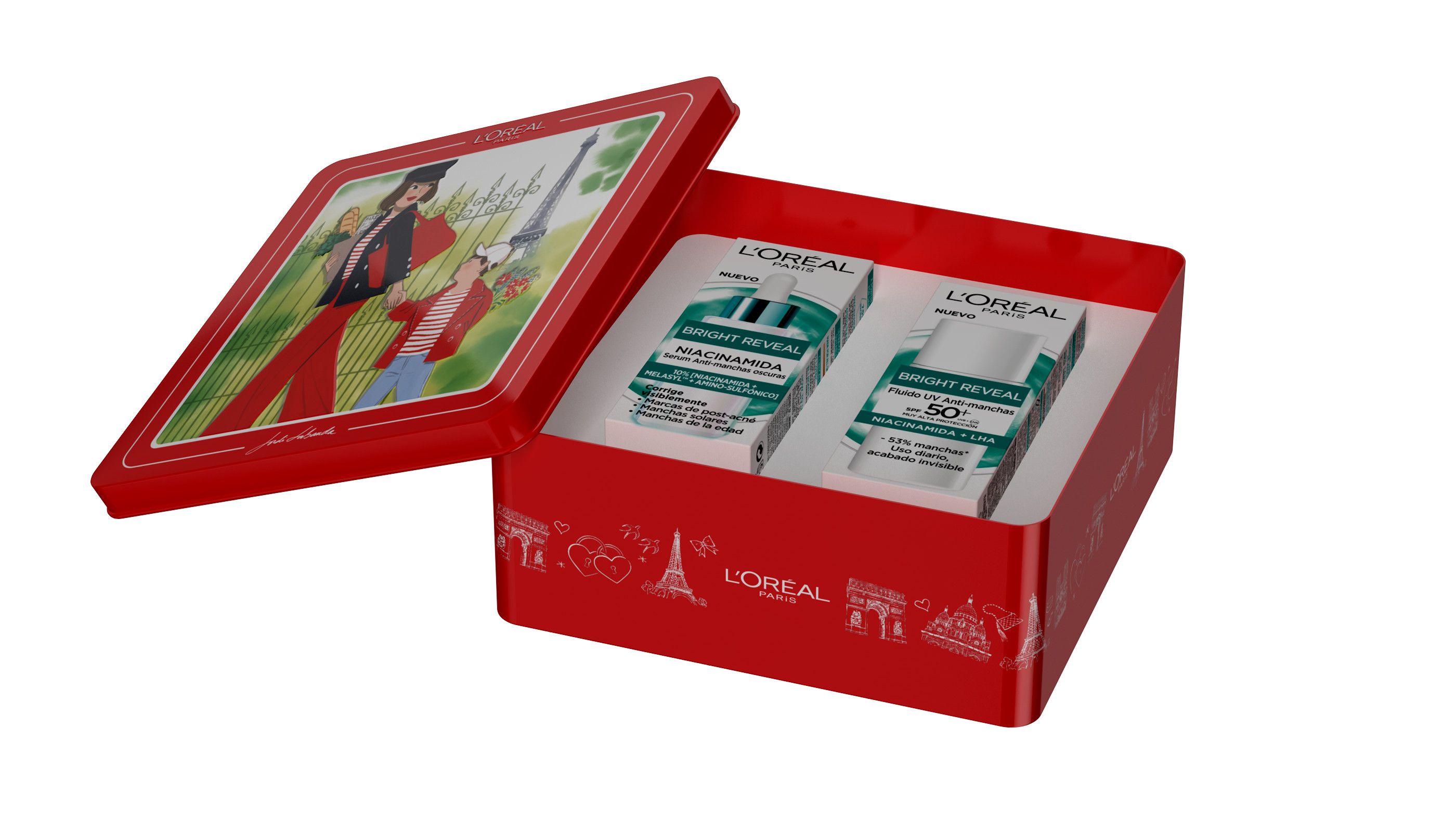 Poklon set Bright Reveal Fluid Serum SPF50 Kreme za lice protiv tamnih fleka