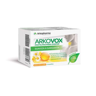 Arkovox medaus ir citrinos 24 pastilės