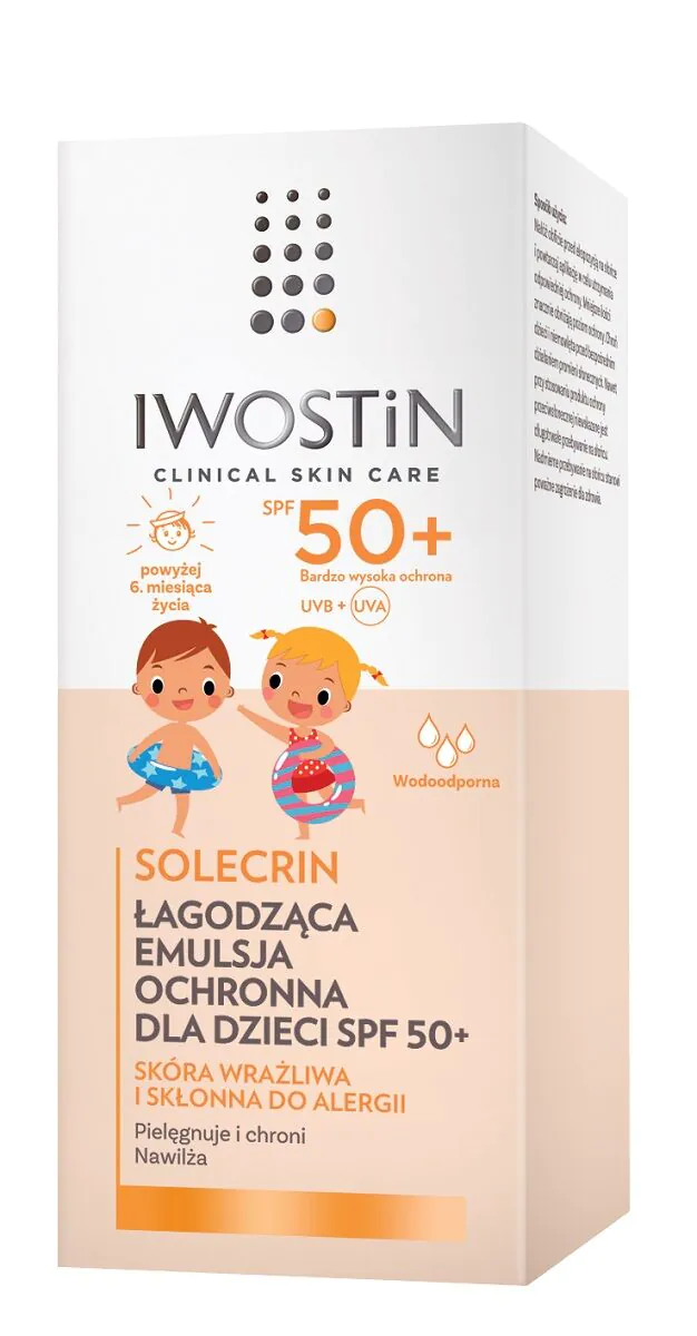 Iwostin Solecrin Lekka emulsja ochronna dla dzieci SPF 50+