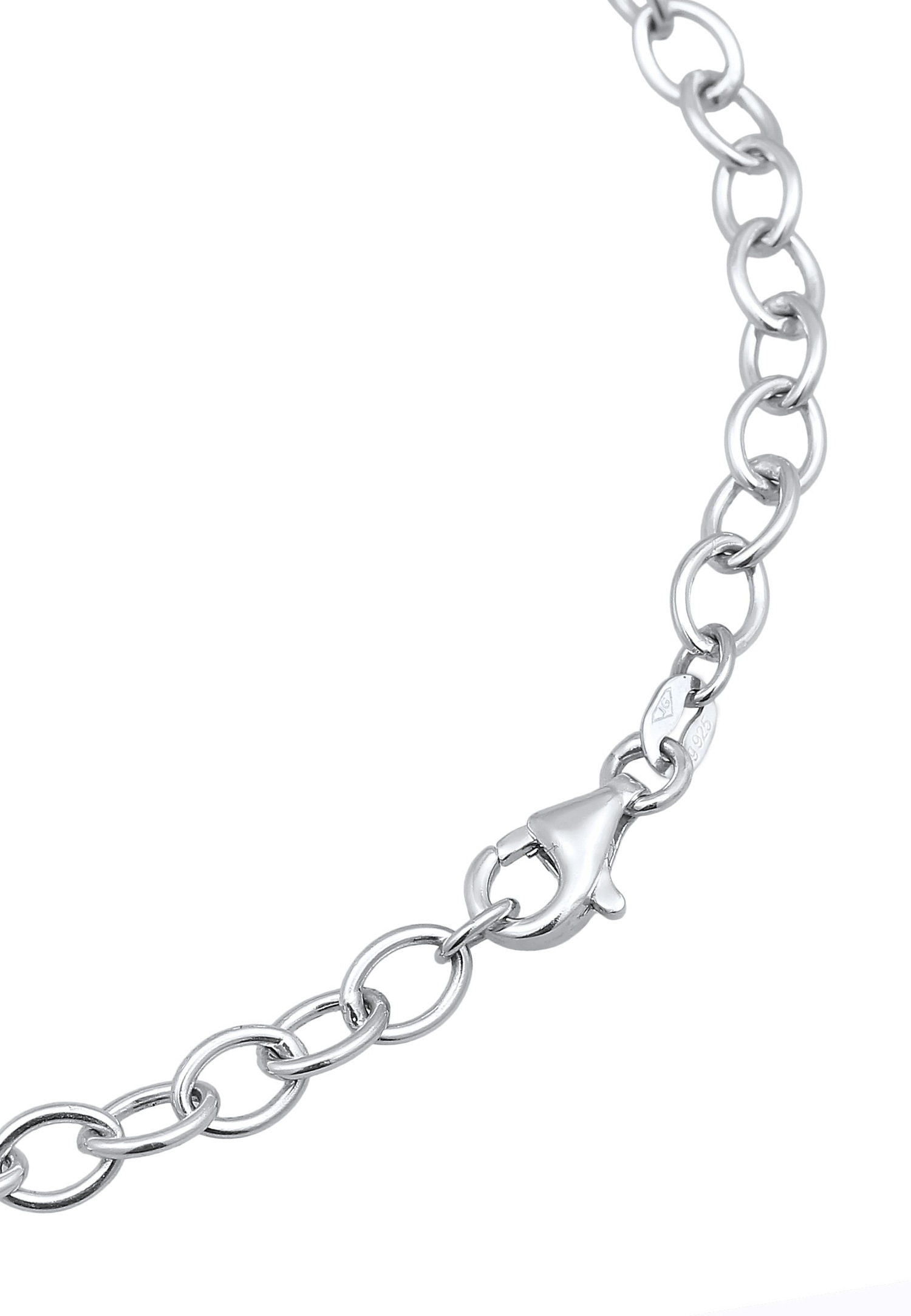 Elli Anker Herz Kreuz 925 Sterling Silber