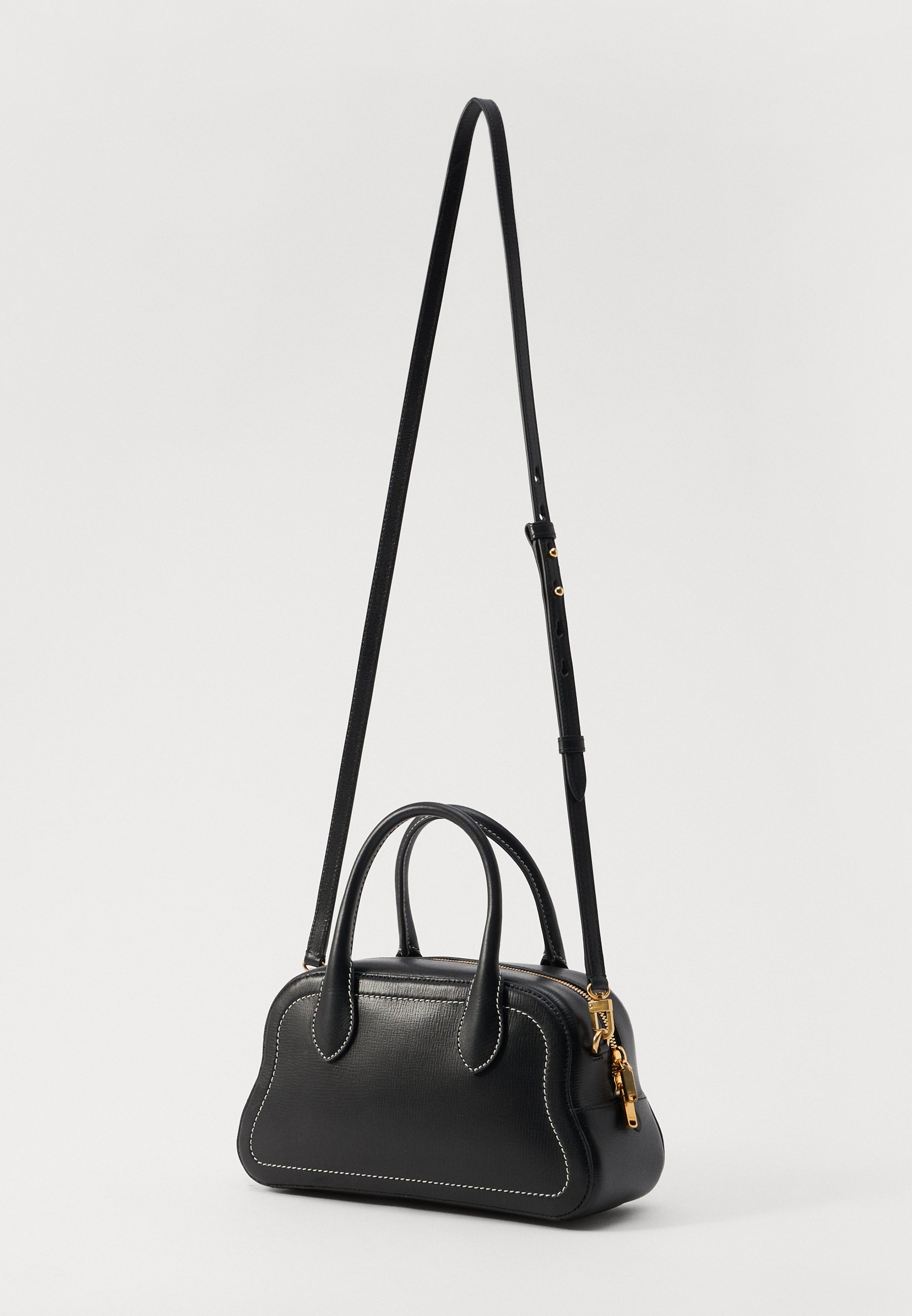 Bally UNDA SATCHEL - Handtas - zwart/oranje