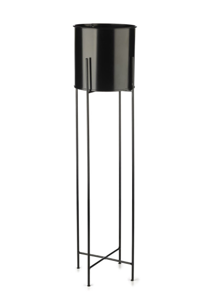 Kwietnik na kwiaty osłonka 95 cm czarny LOFT