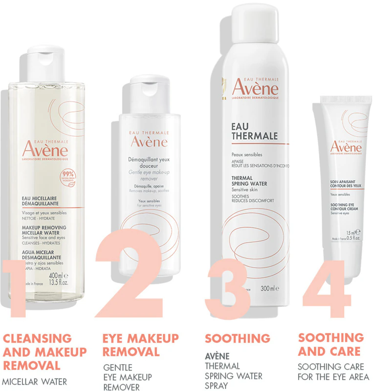 Odličovač očí Avène Skin Care pre citlivú pleť