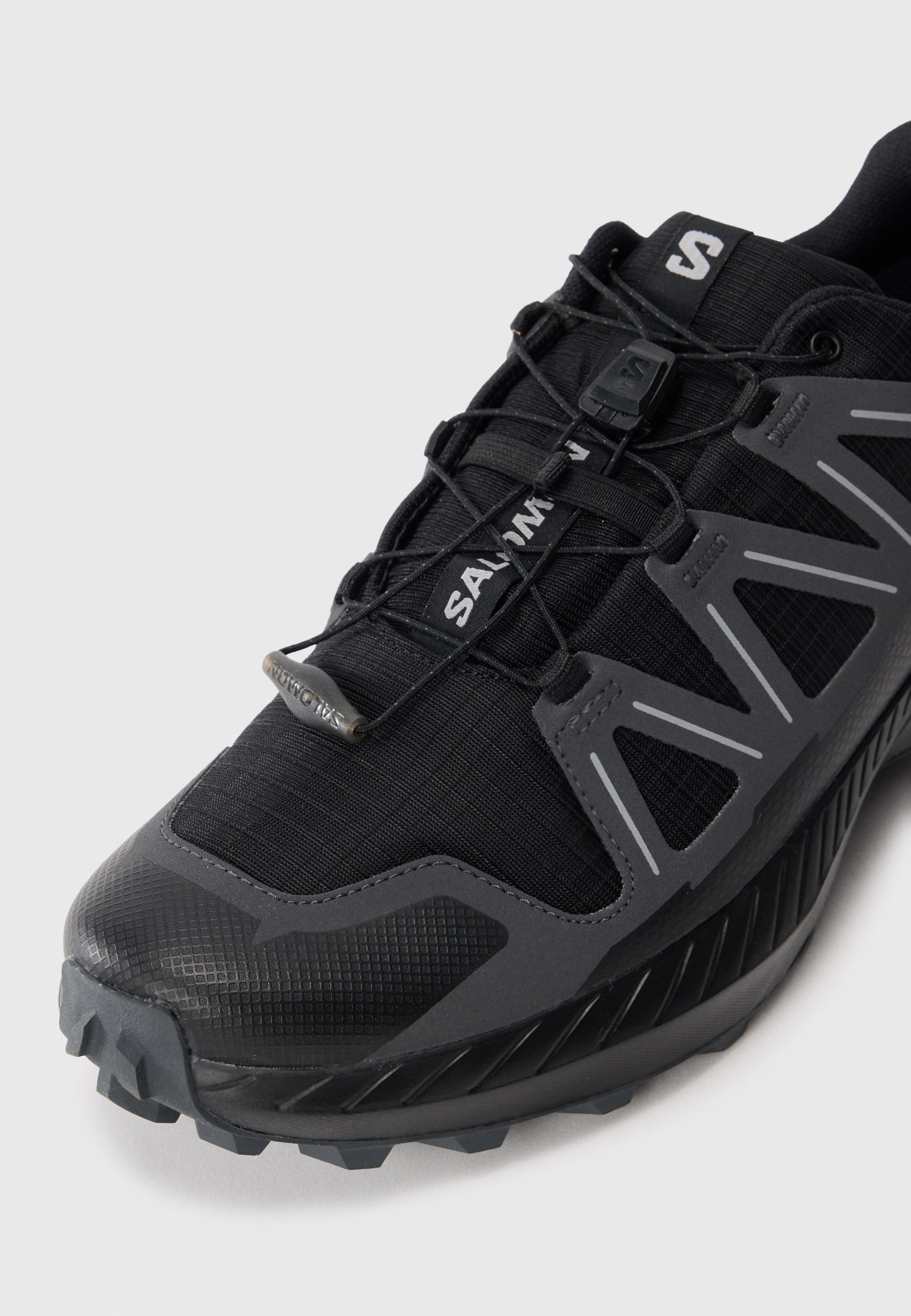 Salomon SPEEDCROSS PEAK GTX - Pohodniški čevlji - črna/asfaltna