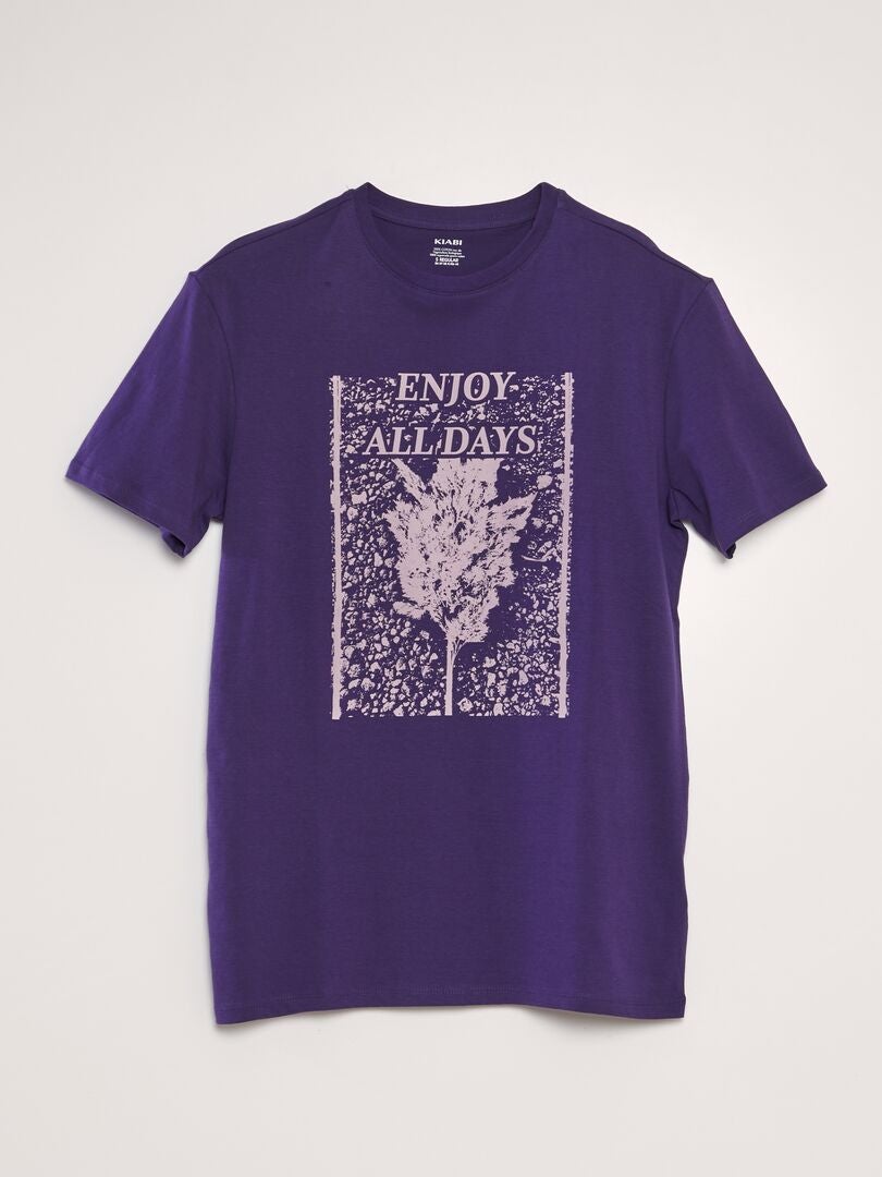 Camiseta estampada - ROXA