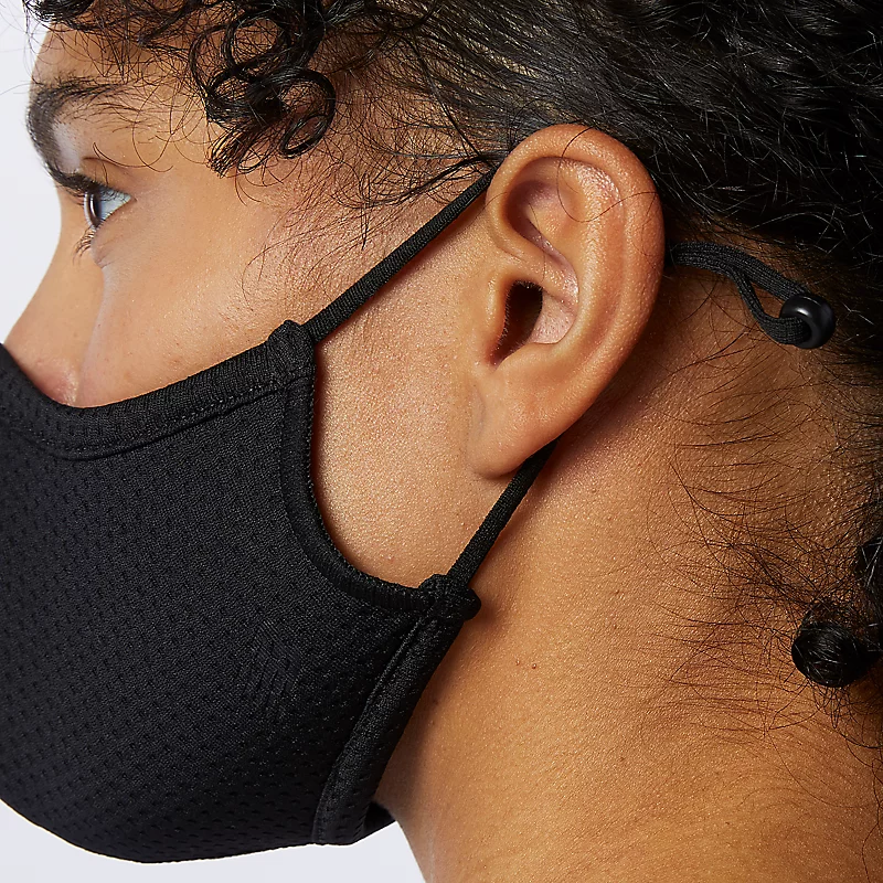 Unisex dagelijks gezichtsmasker, 3 stuks – Zwart